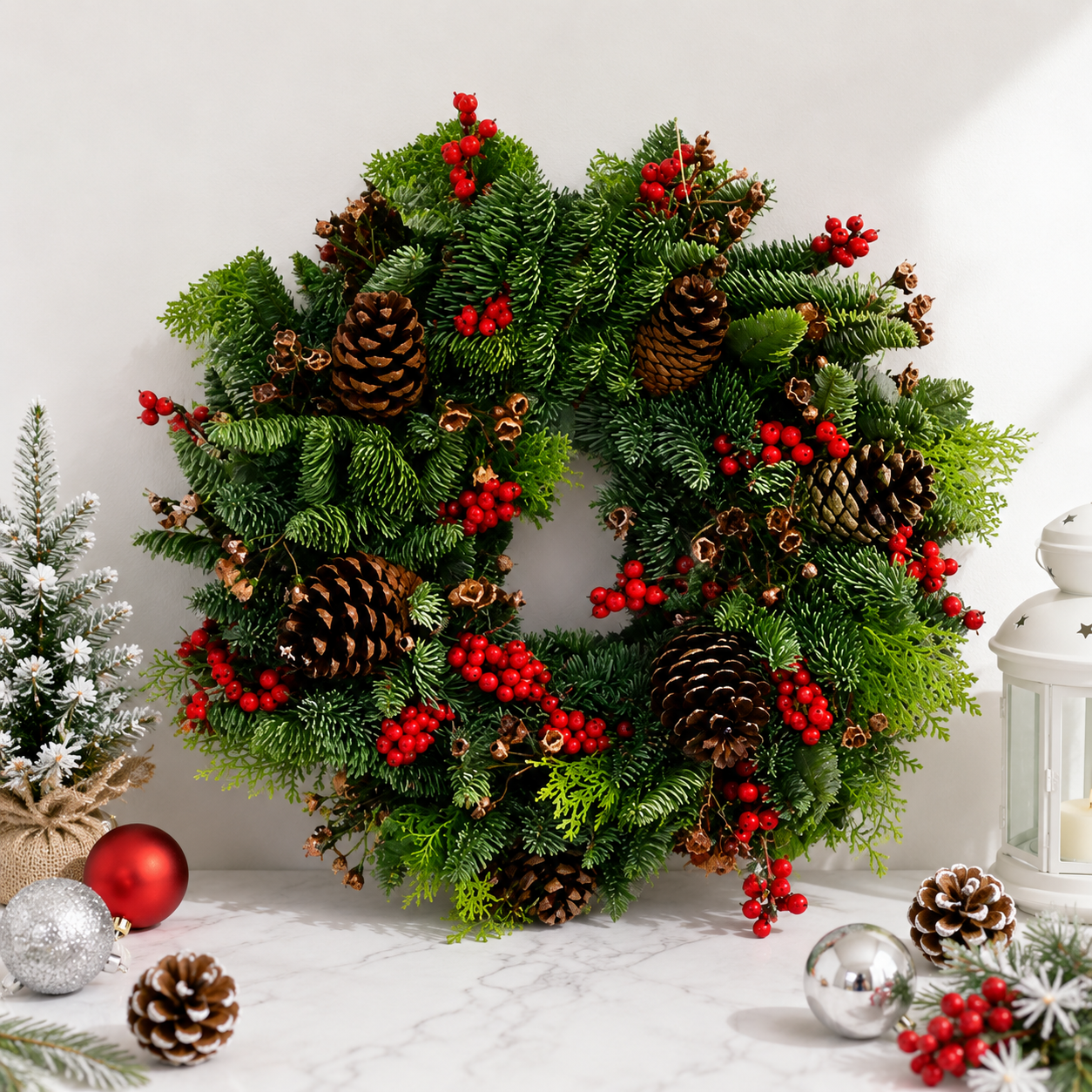 Winterberry Whisper | Christmas Wreath