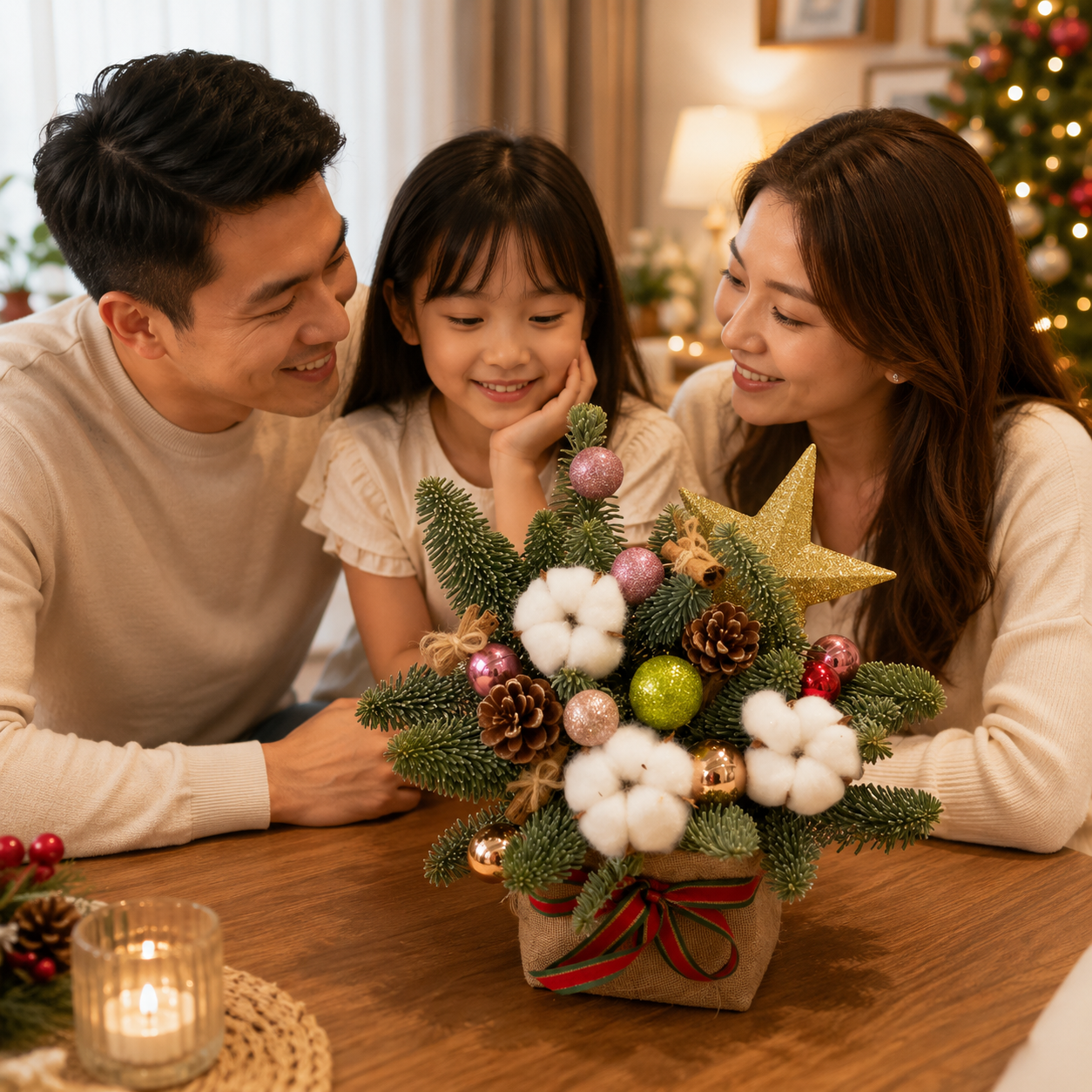 Aurora Noel (Cotton, Pine Cone, Nobilis Fir) | Christmas Hamper