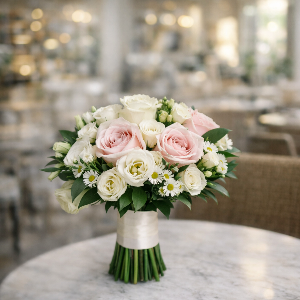 Heirloom Whisper (Lisianthus, Roses) | Fresh Flower Bouquet