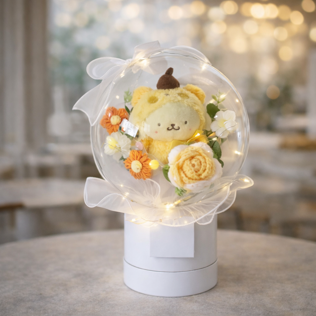 Amber Whimsy | Crochet Flower Bouquet