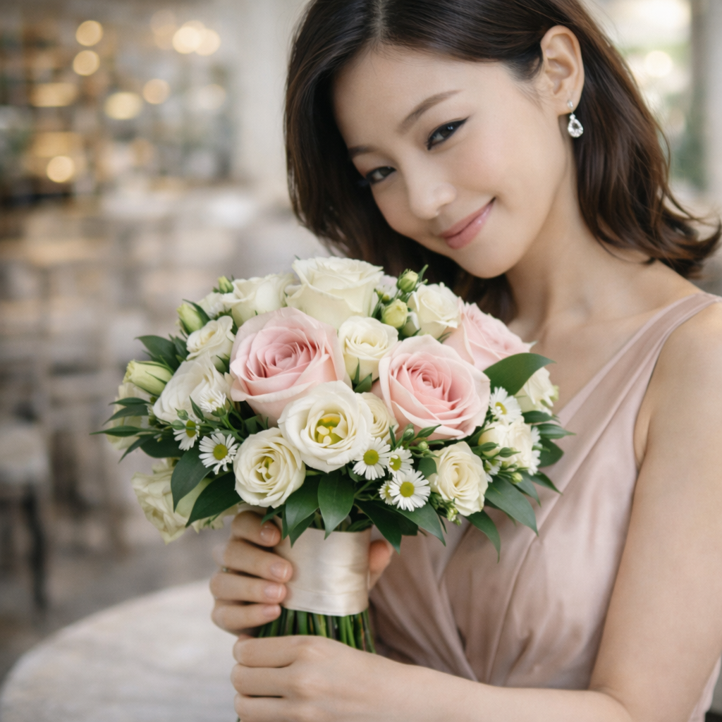 Heirloom Whisper (Lisianthus, Roses) | Fresh Flower Bouquet