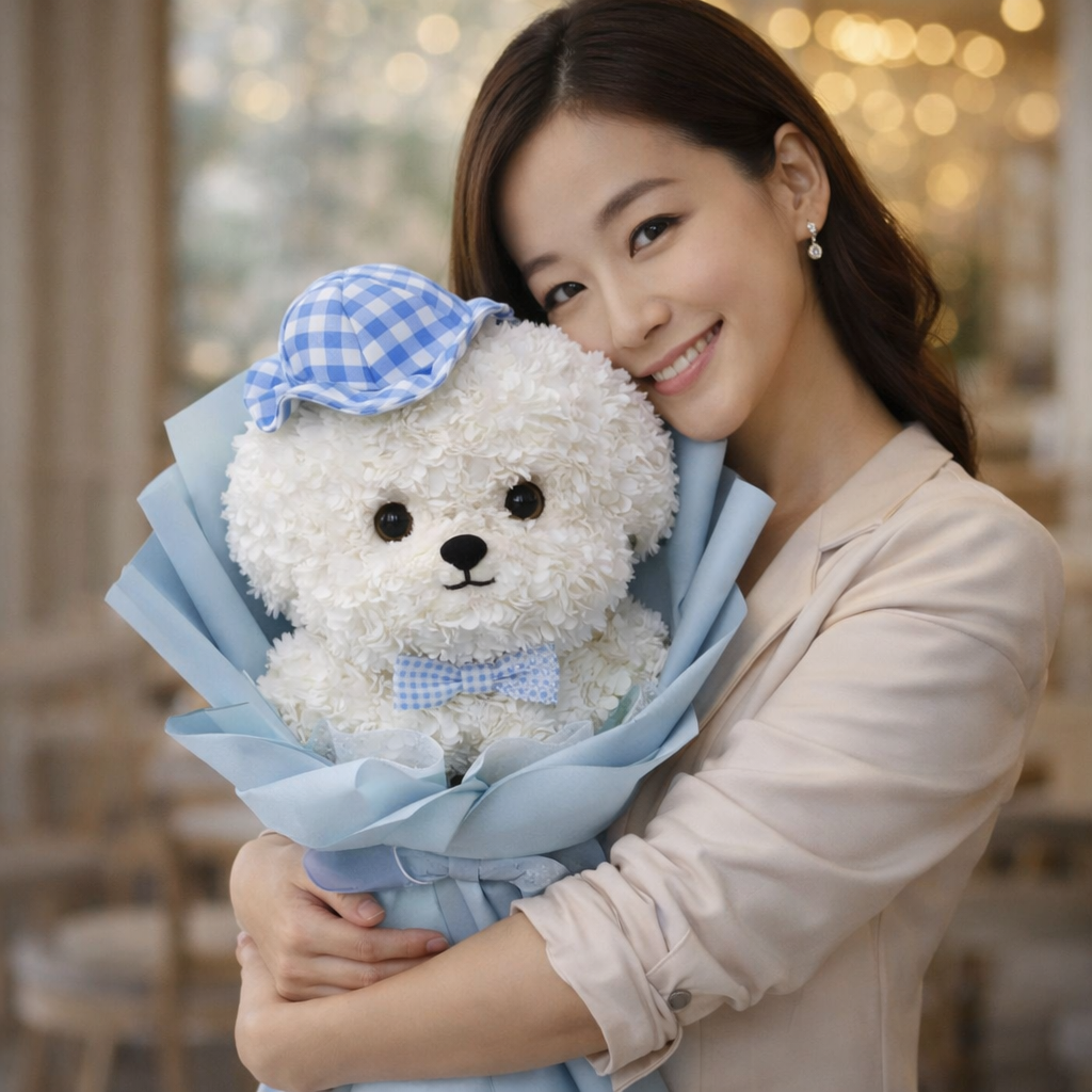 Floret Pup Parade | Crochet Flower Bouquet