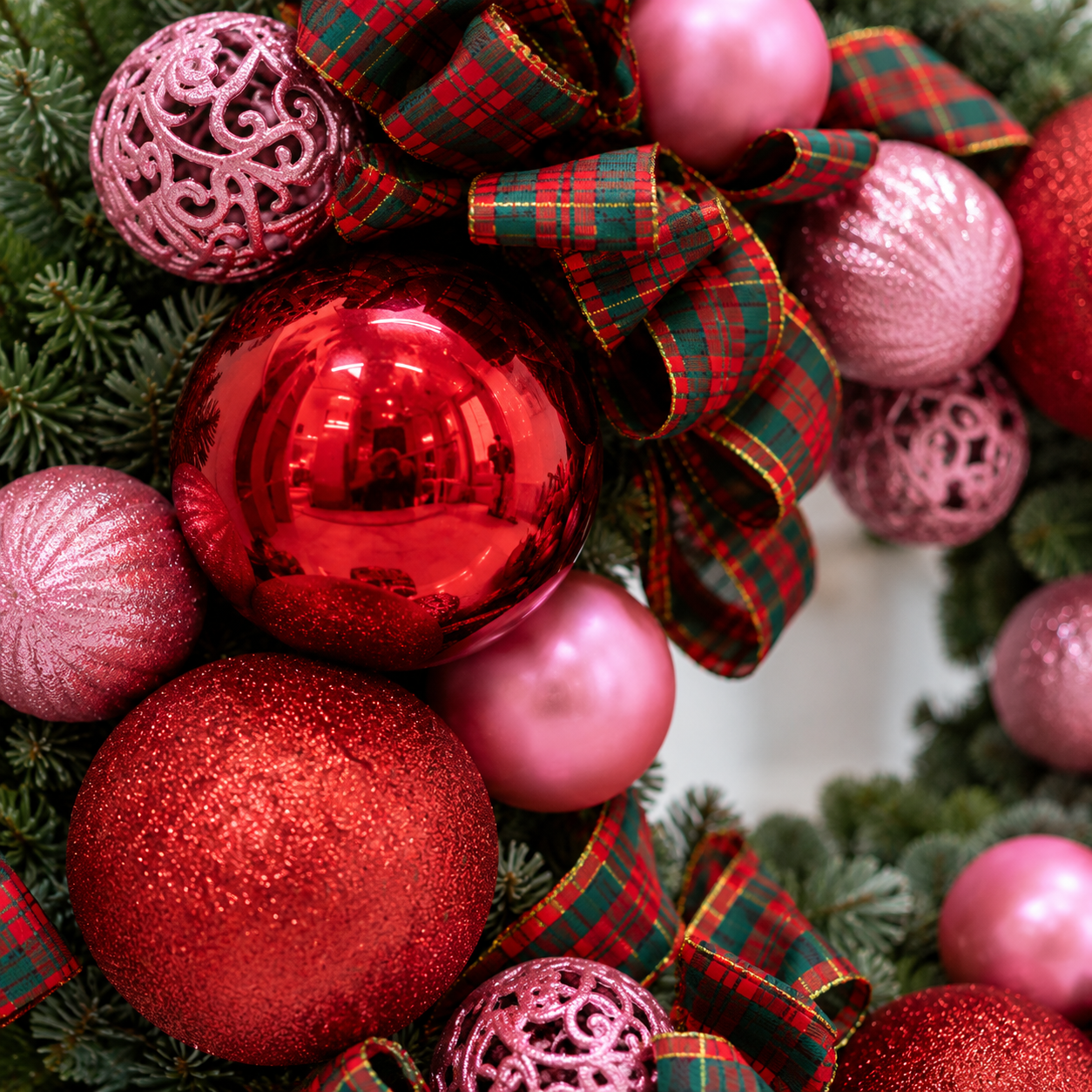 Crimson Frost | Christmas Wreath