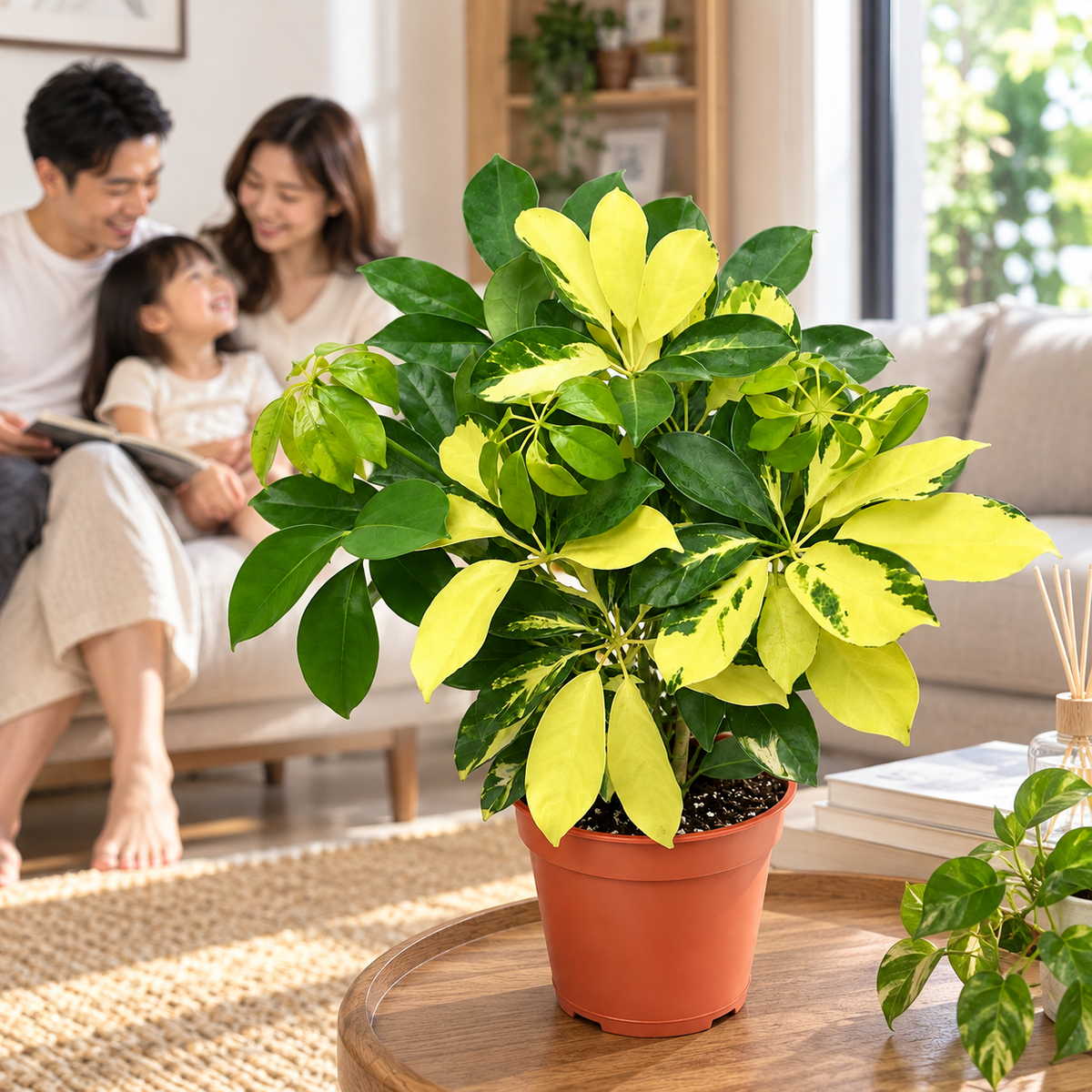 Variegated Schefflera Umbrella Plant | Indoor & Outdoor Plant