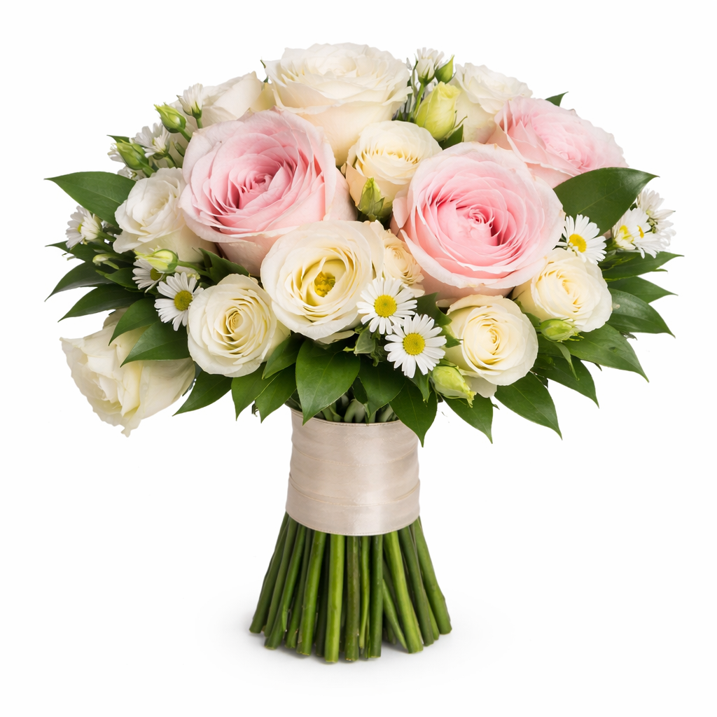 Heirloom Whisper (Lisianthus, Roses) | Fresh Flower Bouquet