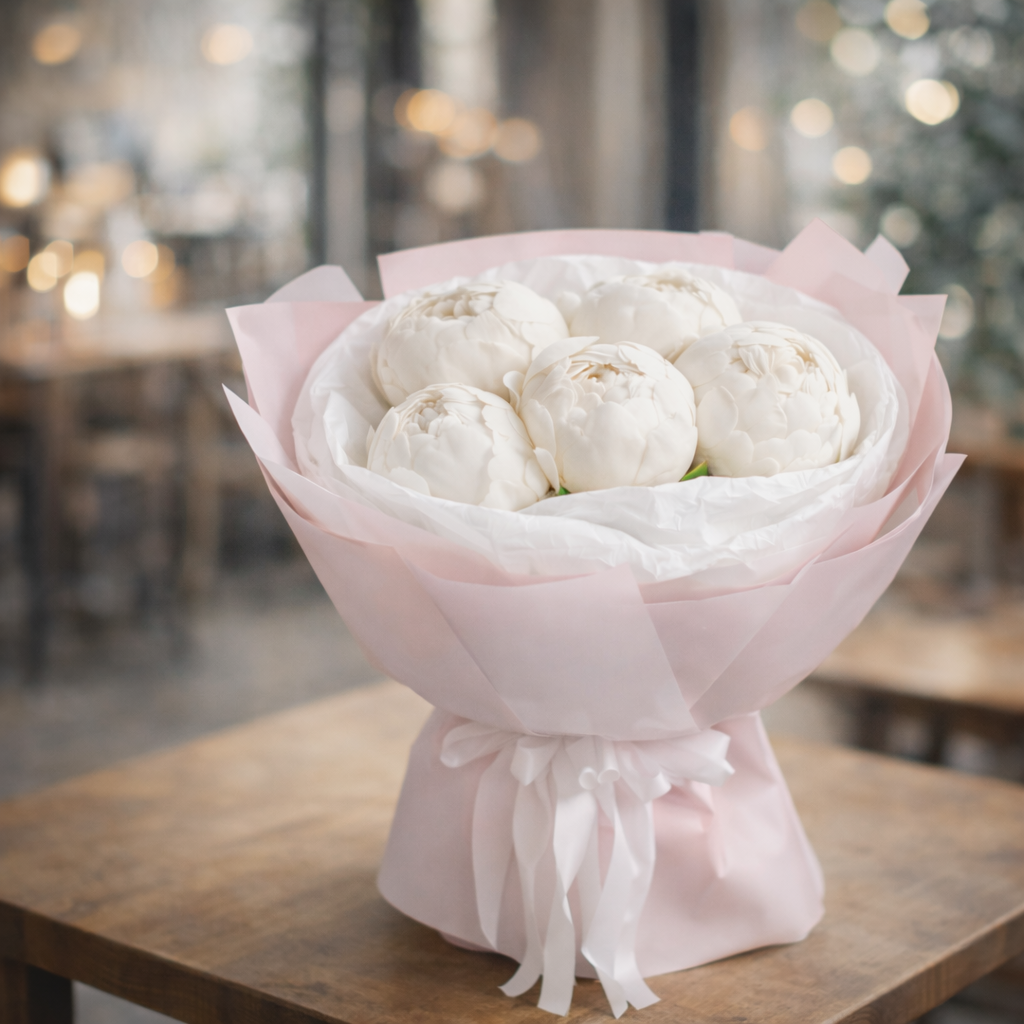 Petaline Grace (Peonies) | Fresh Flower Bouquet