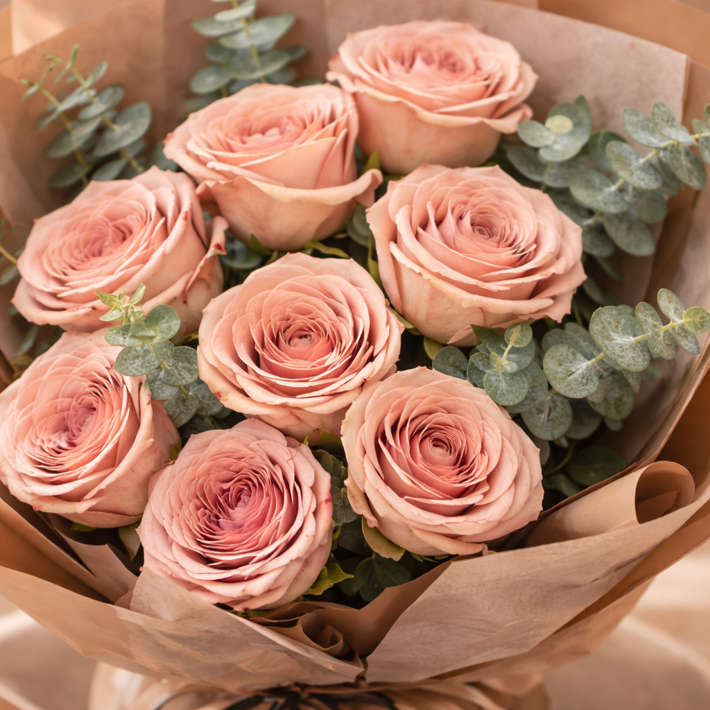 Mocha Embrace (Roses) | Flower Bouquet