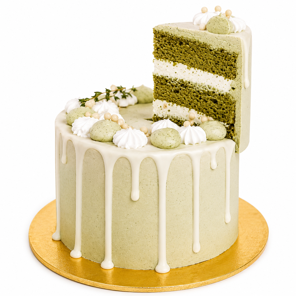 Matcha White Chocolate Cake