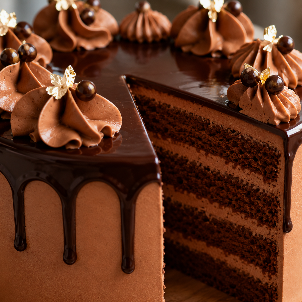Chocolate Crunch Cake