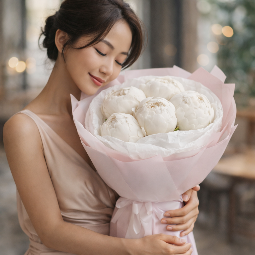 Petaline Grace (Peonies) | Fresh Flower Bouquet