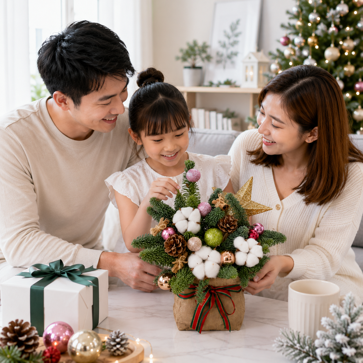 Aurora Noel (Cotton, Pine Cone, Nobilis Fir) | Christmas Hamper