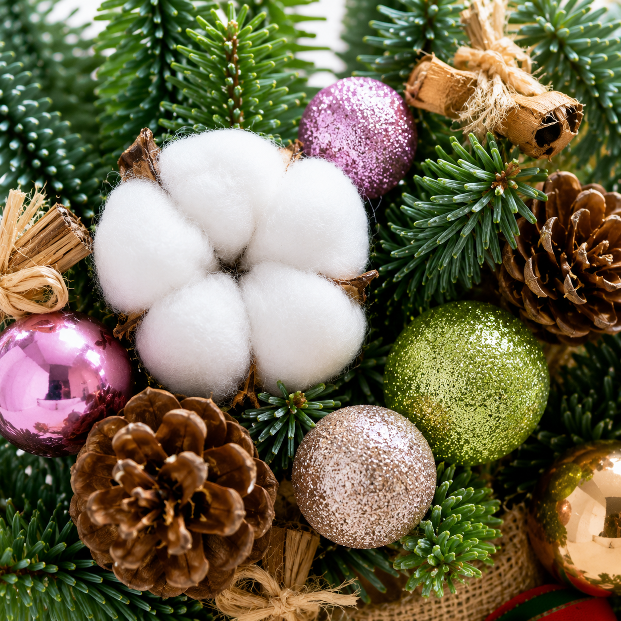 Aurora Noel (Cotton, Pine Cone, Nobilis Fir) | Christmas Hamper