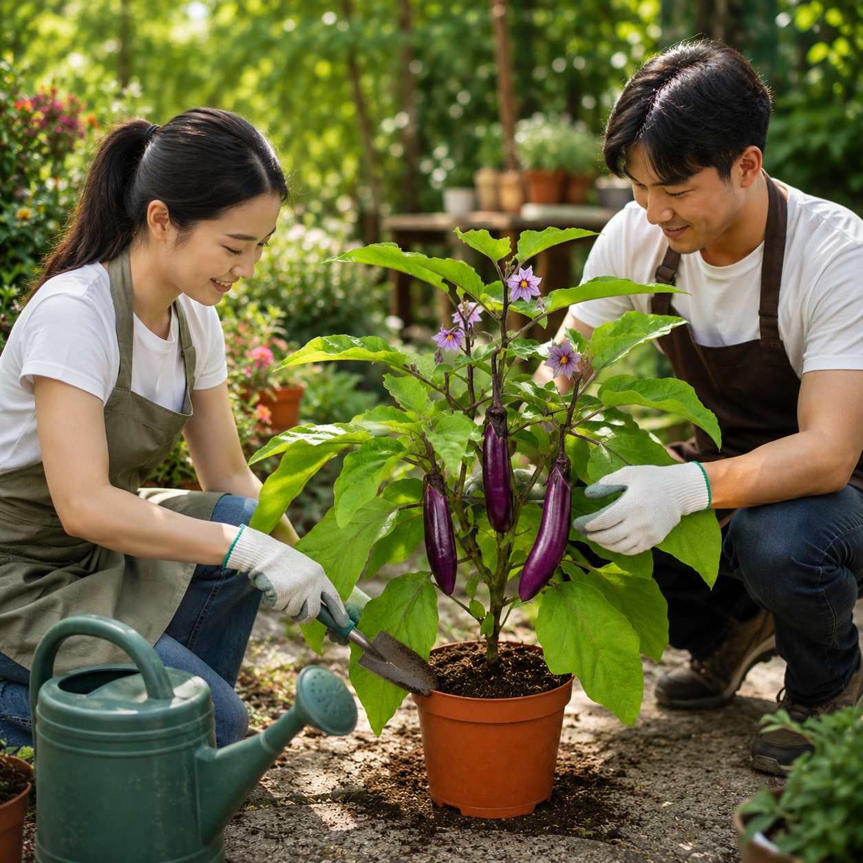 Brinjal Purple Eggplant | Gardening Plant