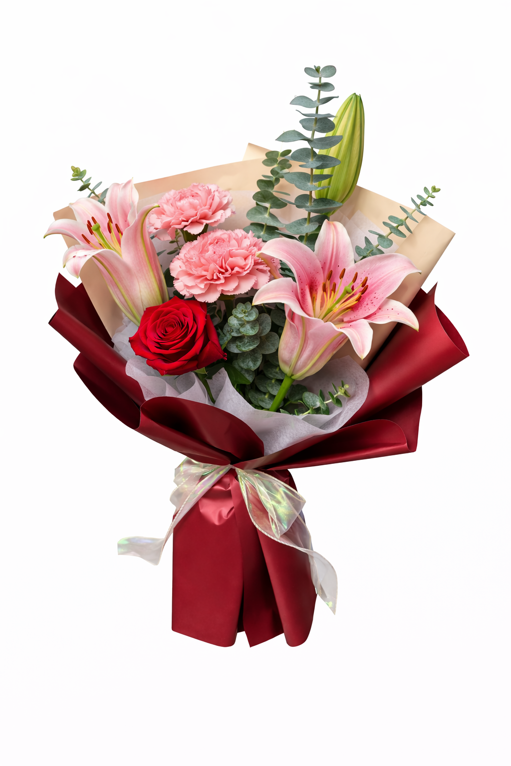 Elysian Touch (Carnation, Rose, Lily) | International Women's Day Flowers