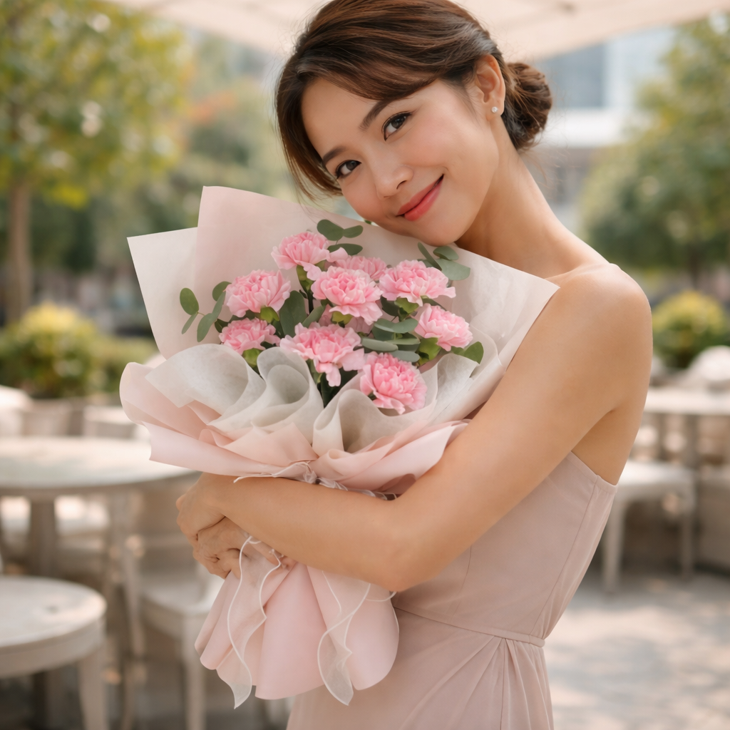 Ballet Blush (Carnations) | Fresh Flower Bouquet