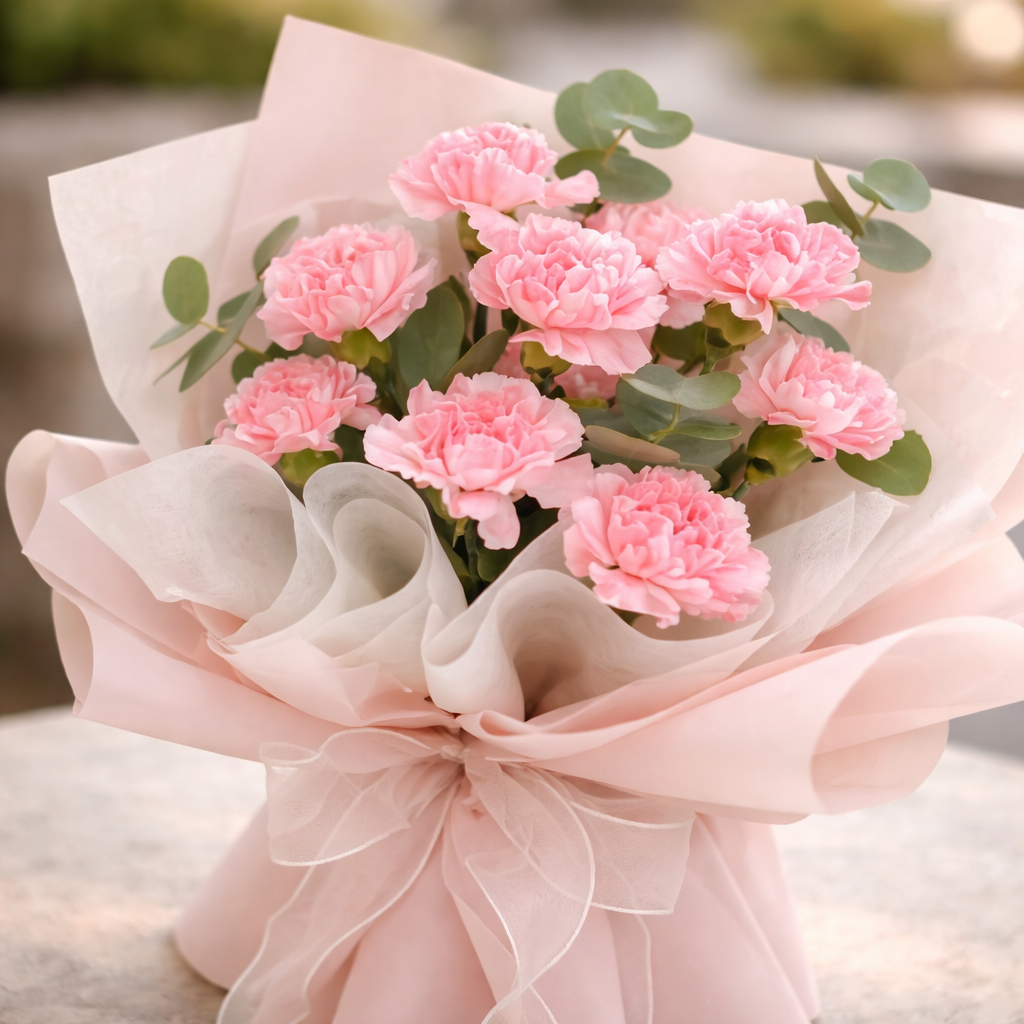 Ballet Blush (Carnations) | Fresh Flower Bouquet