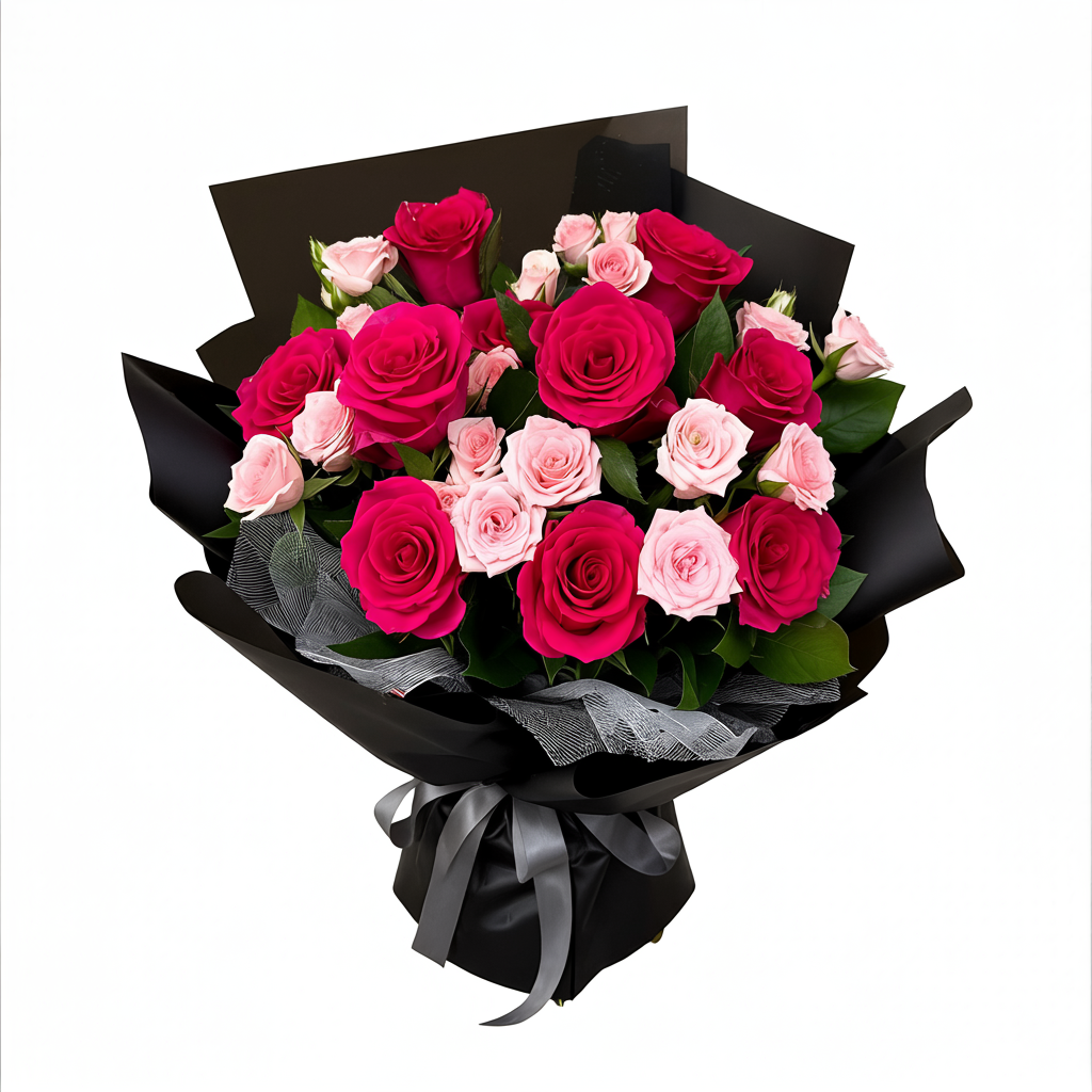 Blush Rhythm (Roses) | Fresh Flower Bouquet