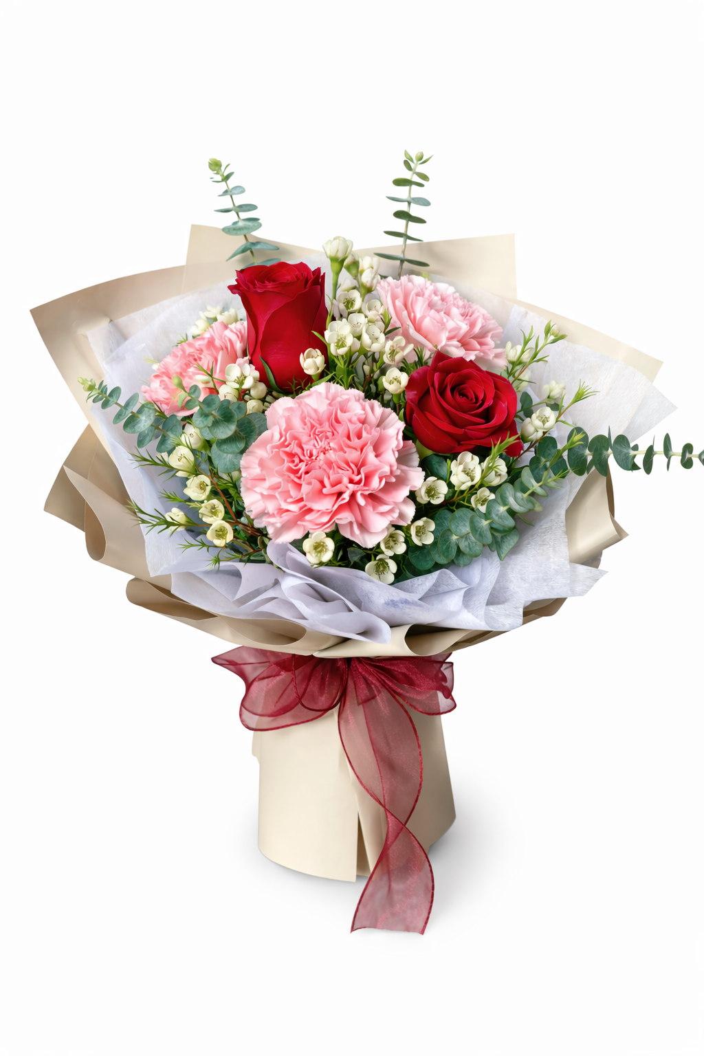 Velvet Promise (Carnation, Rose, Wax Flower) | International Women's Day Flowers