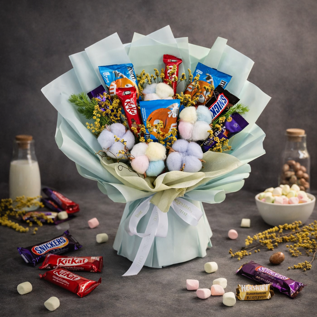 Cotton Treat Symphony | Chocolate Bouquet