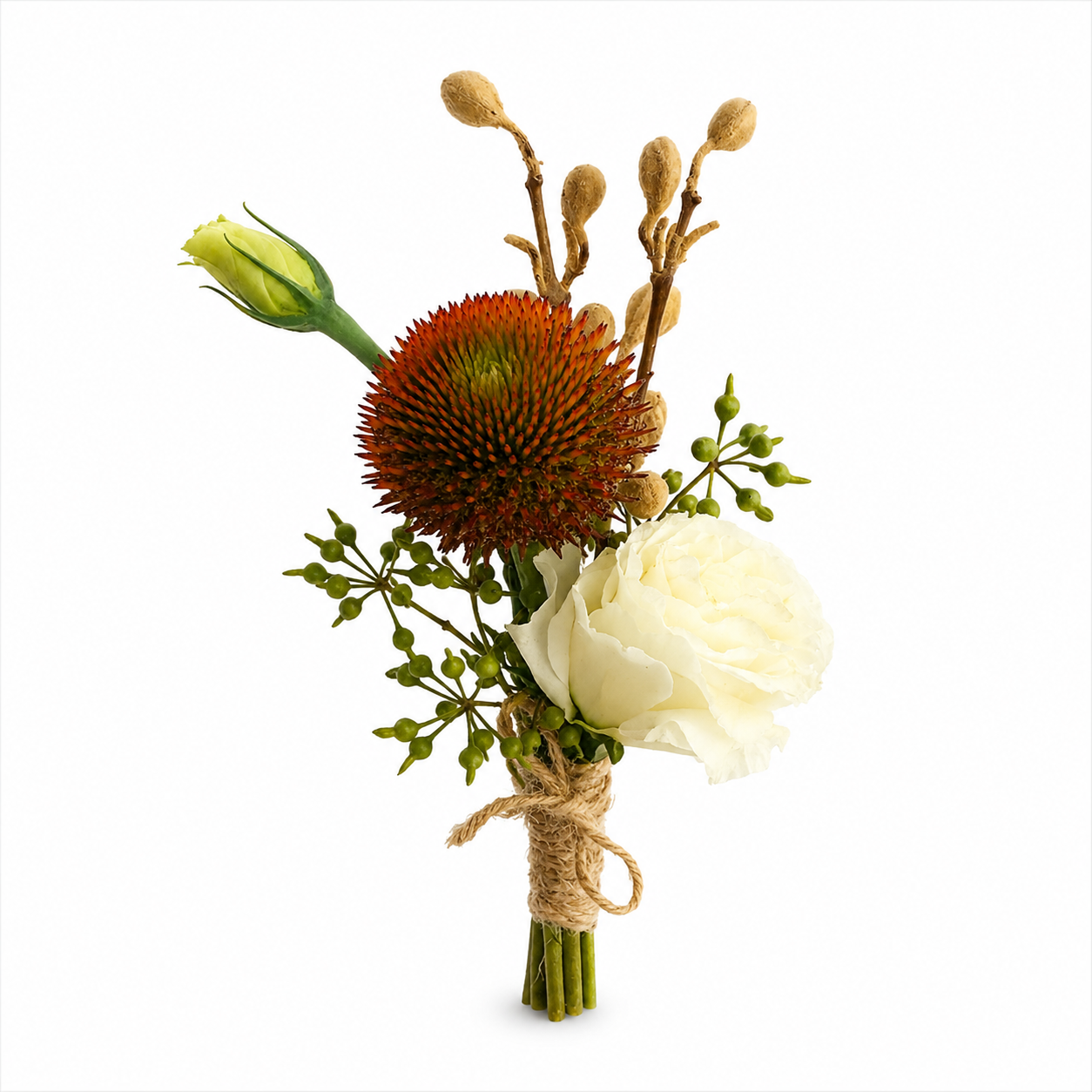 Thistle Ember (Coneflowers, Roses) | Fresh Flower Bouquet
