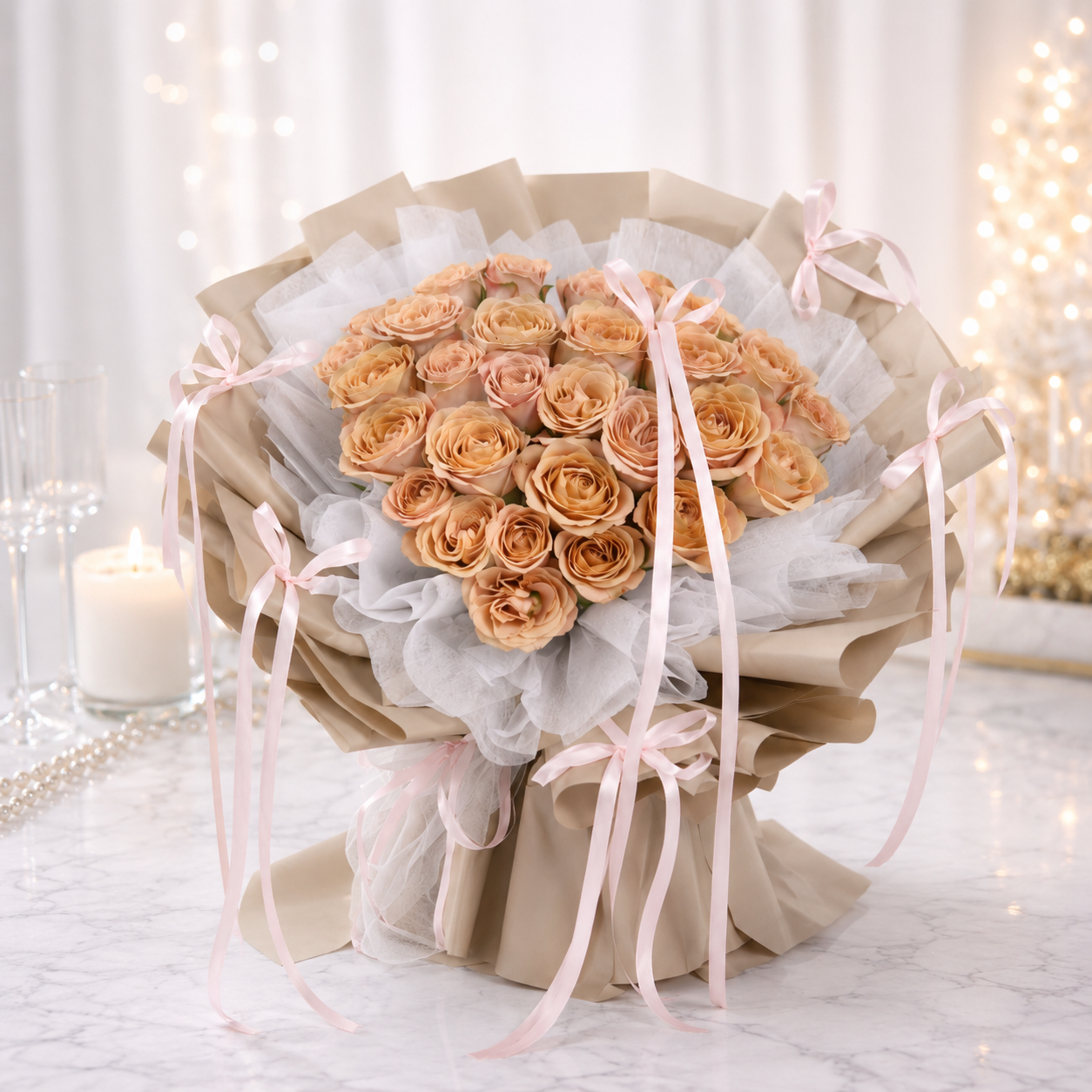 Champagne Reverie (Rose) | CNY Flowers