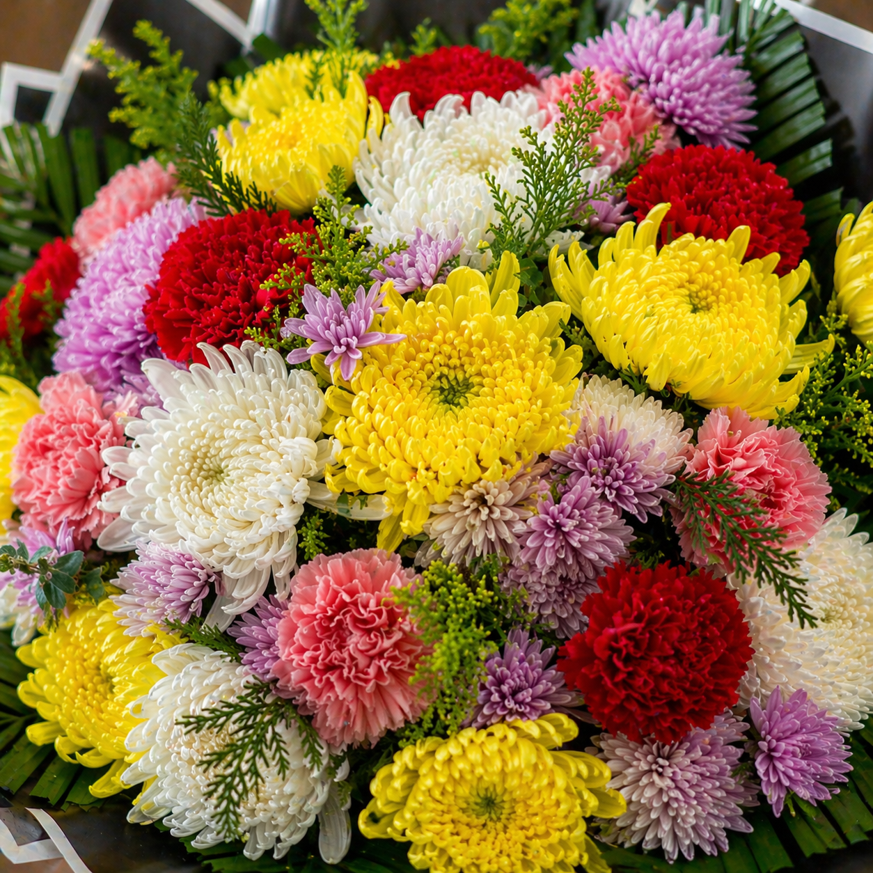 Silent Meadow (Chrysanthemums, Carnations) | Fresh Bouquet