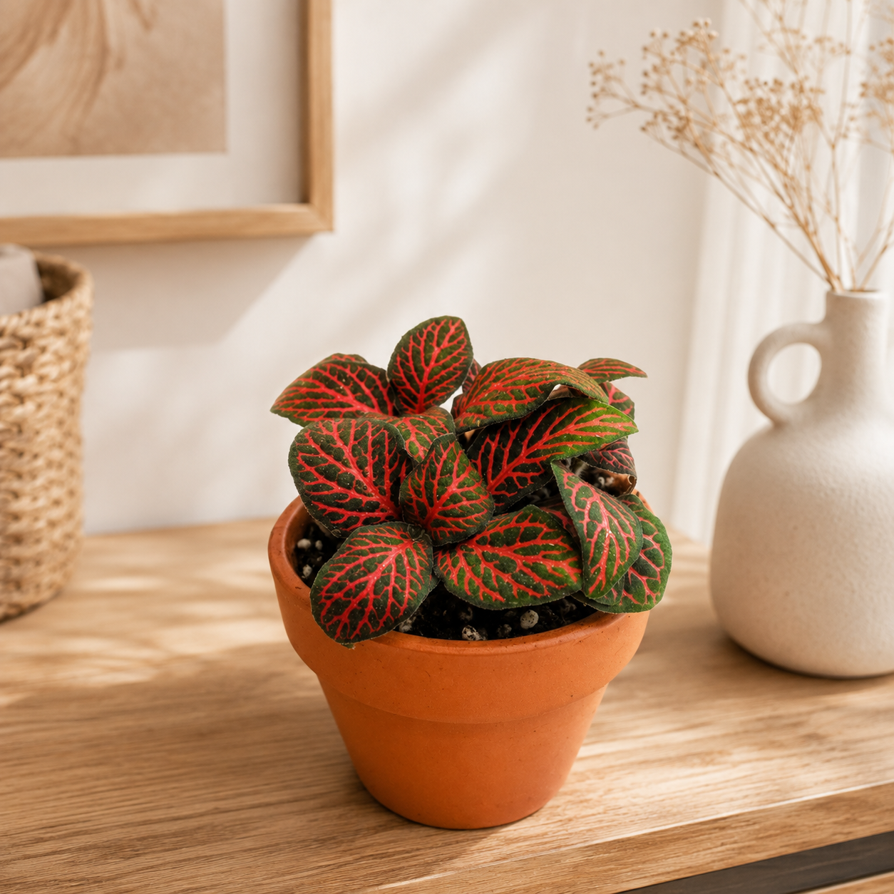 Mini Fittonia Red | Office Plant