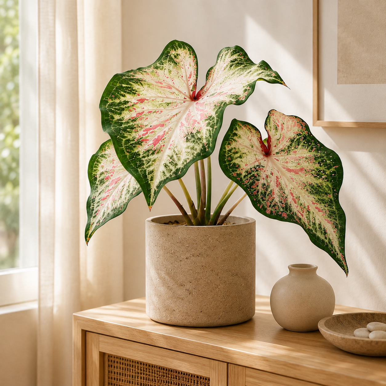 Caladium 'US Peppermint' | Office Plant