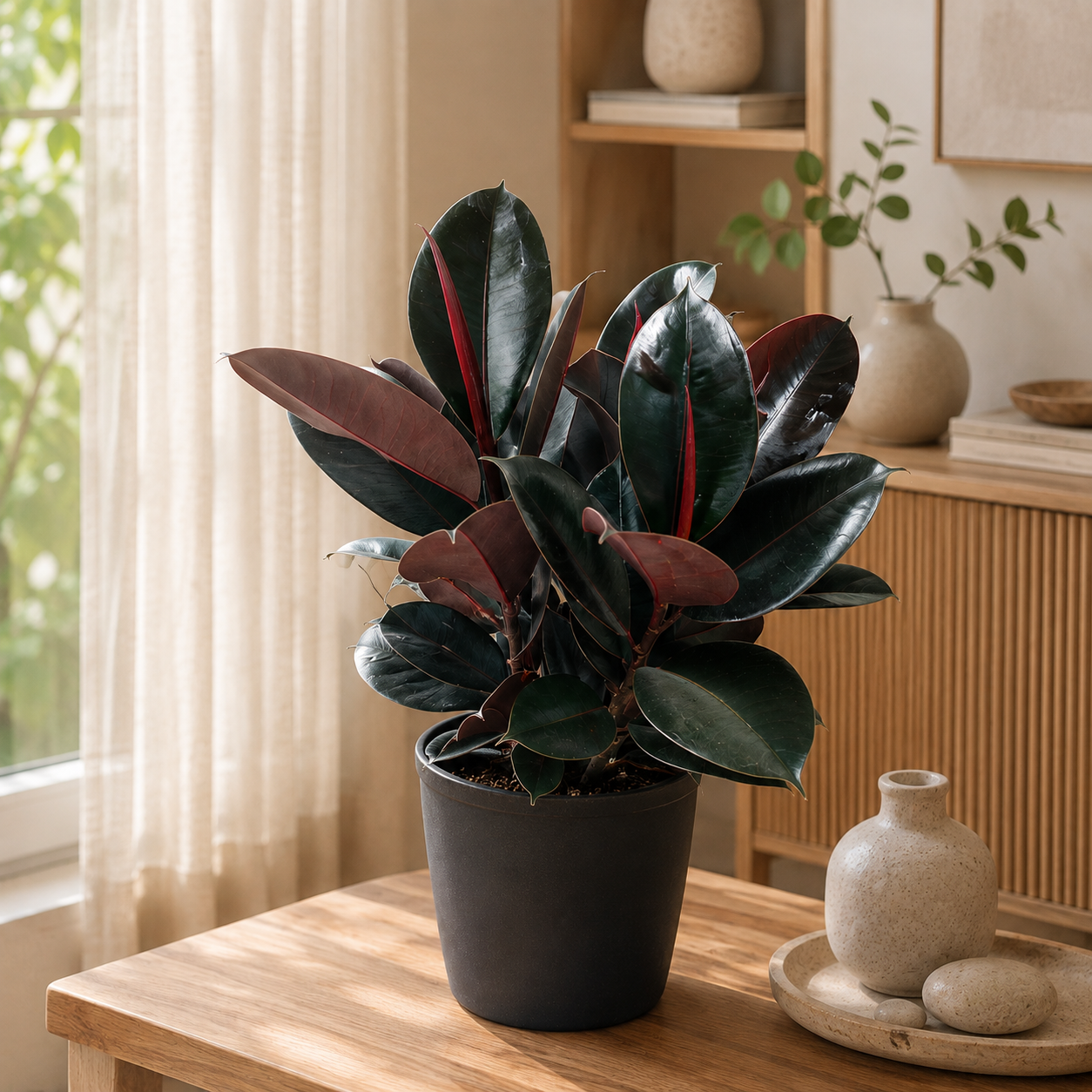 Ficus Burgundy | Rubber Plant