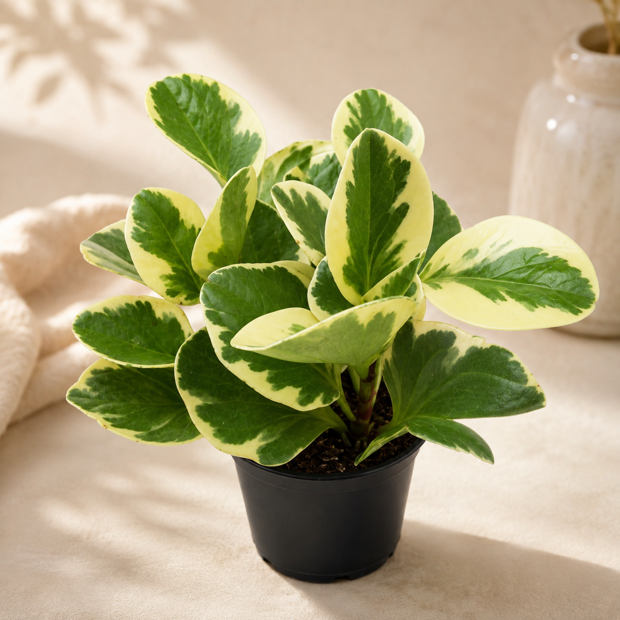 Peperomia obtusifolia ‘Variegata’ | Plant
