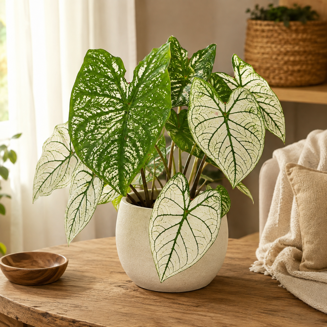 Caladium 'White Christmas' | Indoor Plant