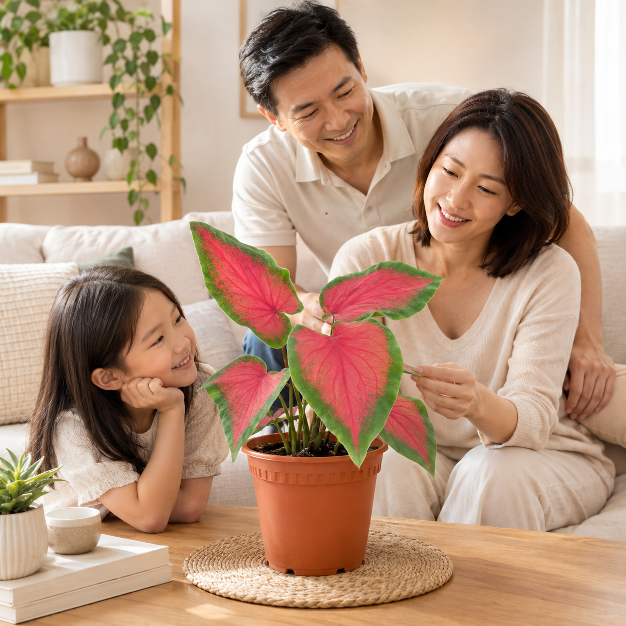 Caladium 'US Red Ruffles' | Home Plant