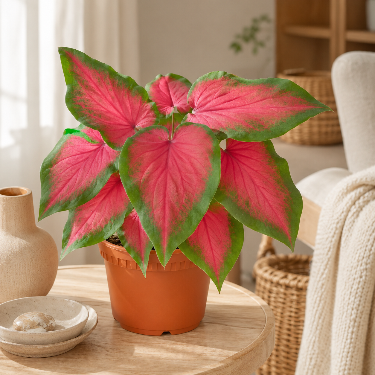 Caladium 'US Red Ruffles' | Home Plant