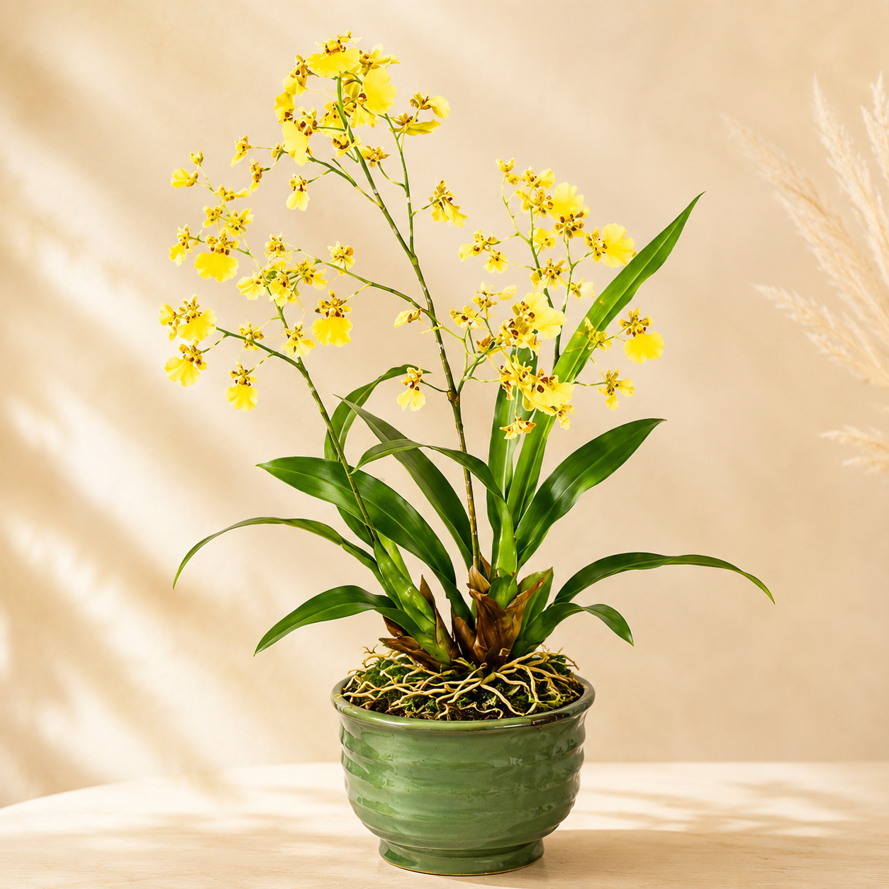 Onicidium Yellow Dancing Orchids | Potted Plant