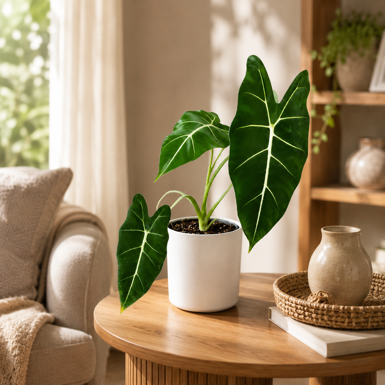 Alocasia 'Green Velvet' | Office Plant