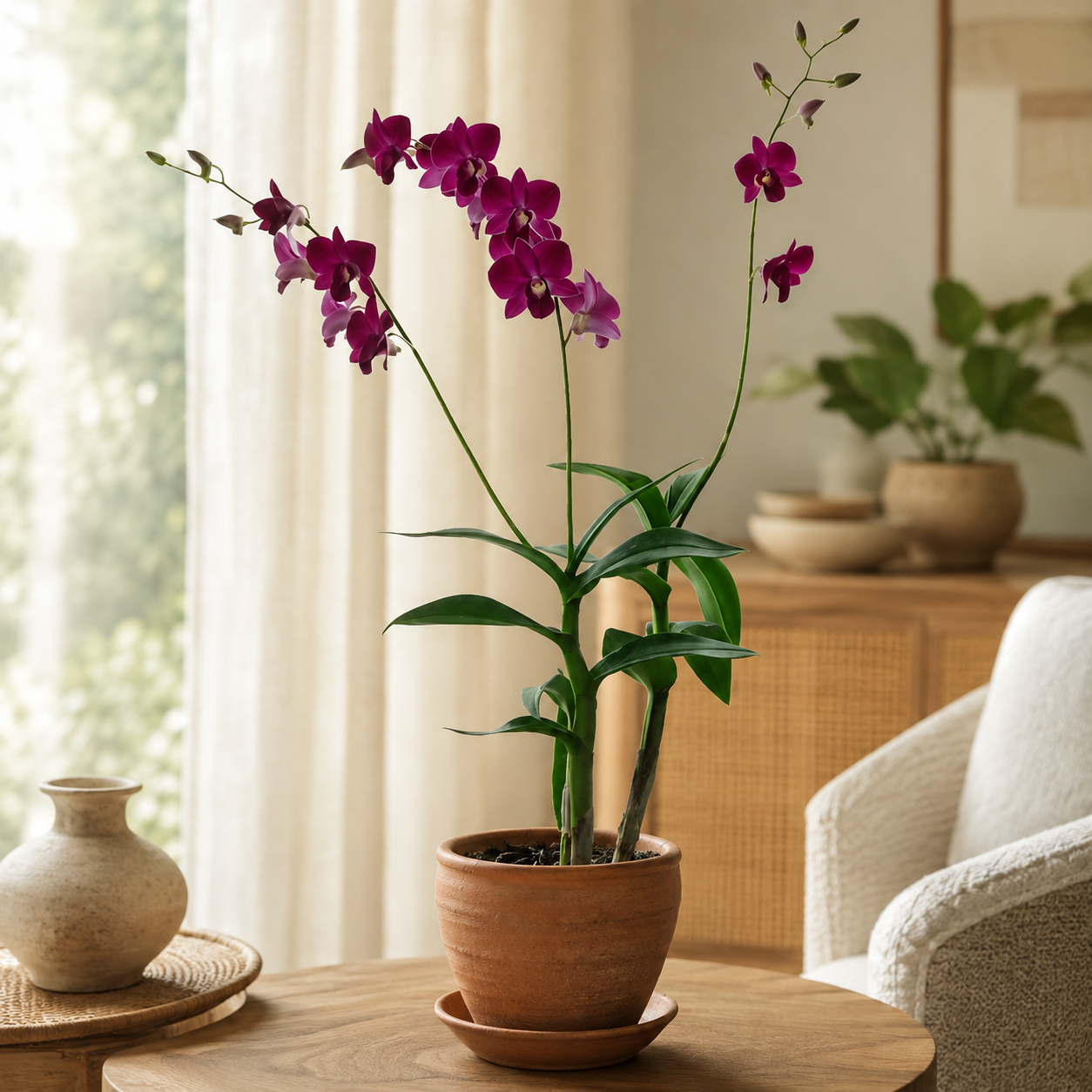 Dendrobium Red Bull | Potted Plant
