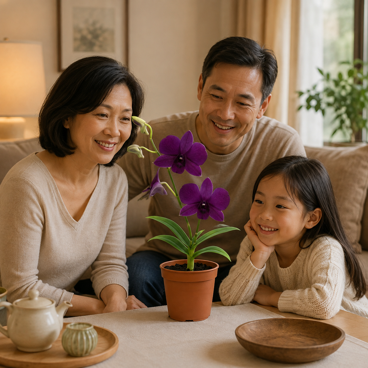 Dendrobium Dark Blue | Potted Plant