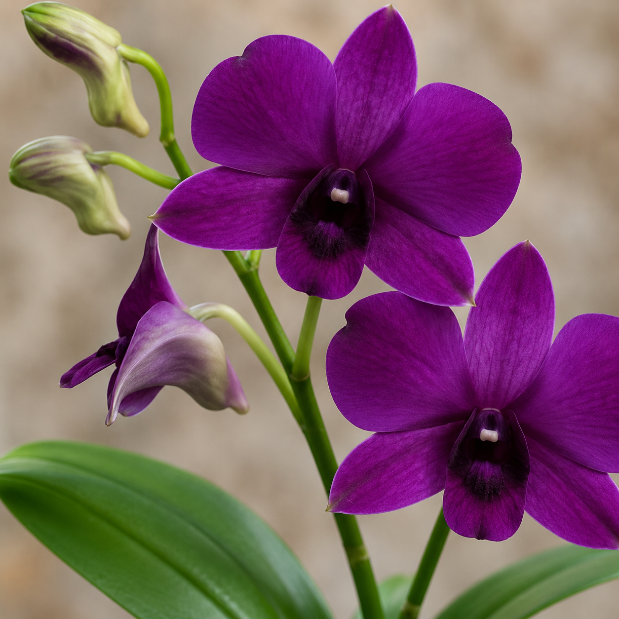 Dendrobium Dark Blue | Potted Plant