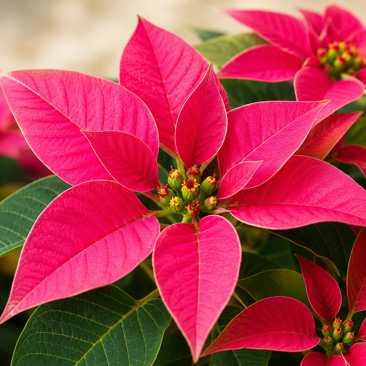 Christmas Pink Poinsettia | Indoor Plant