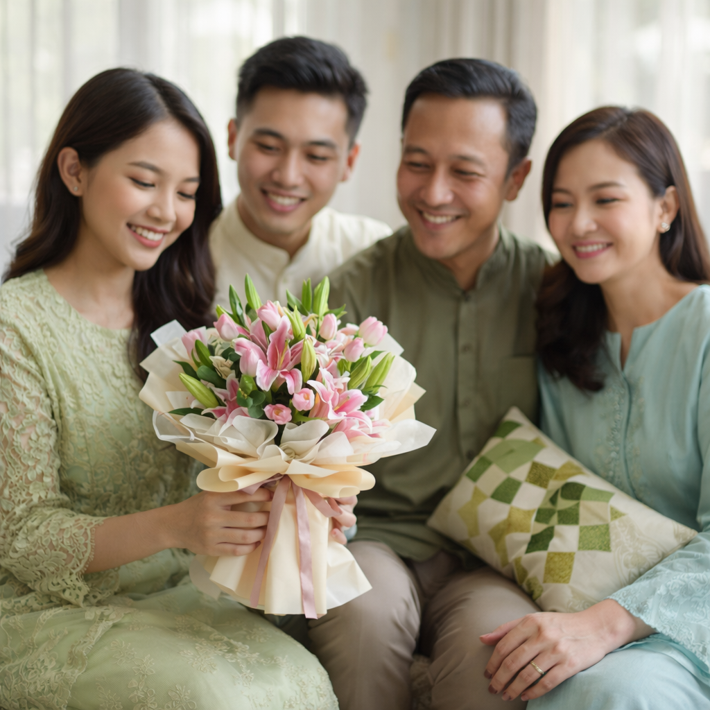 Majestic Whispers (Lilies, Tulips) | Flower Bouquet