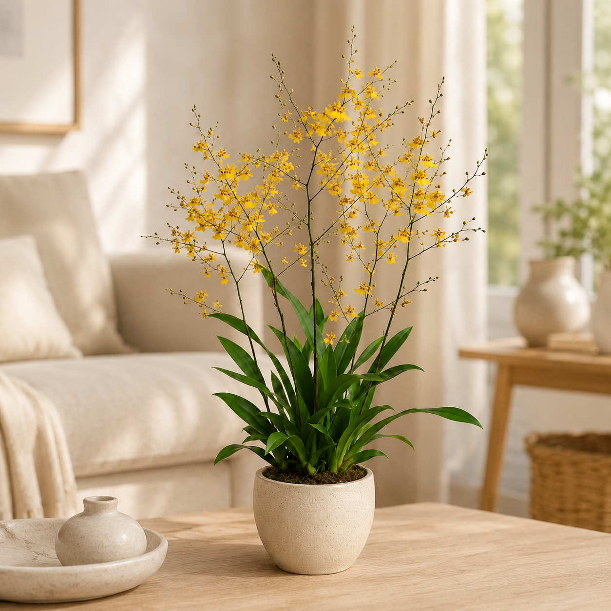 Onicidium Yellow Orchid  | Potted Plant