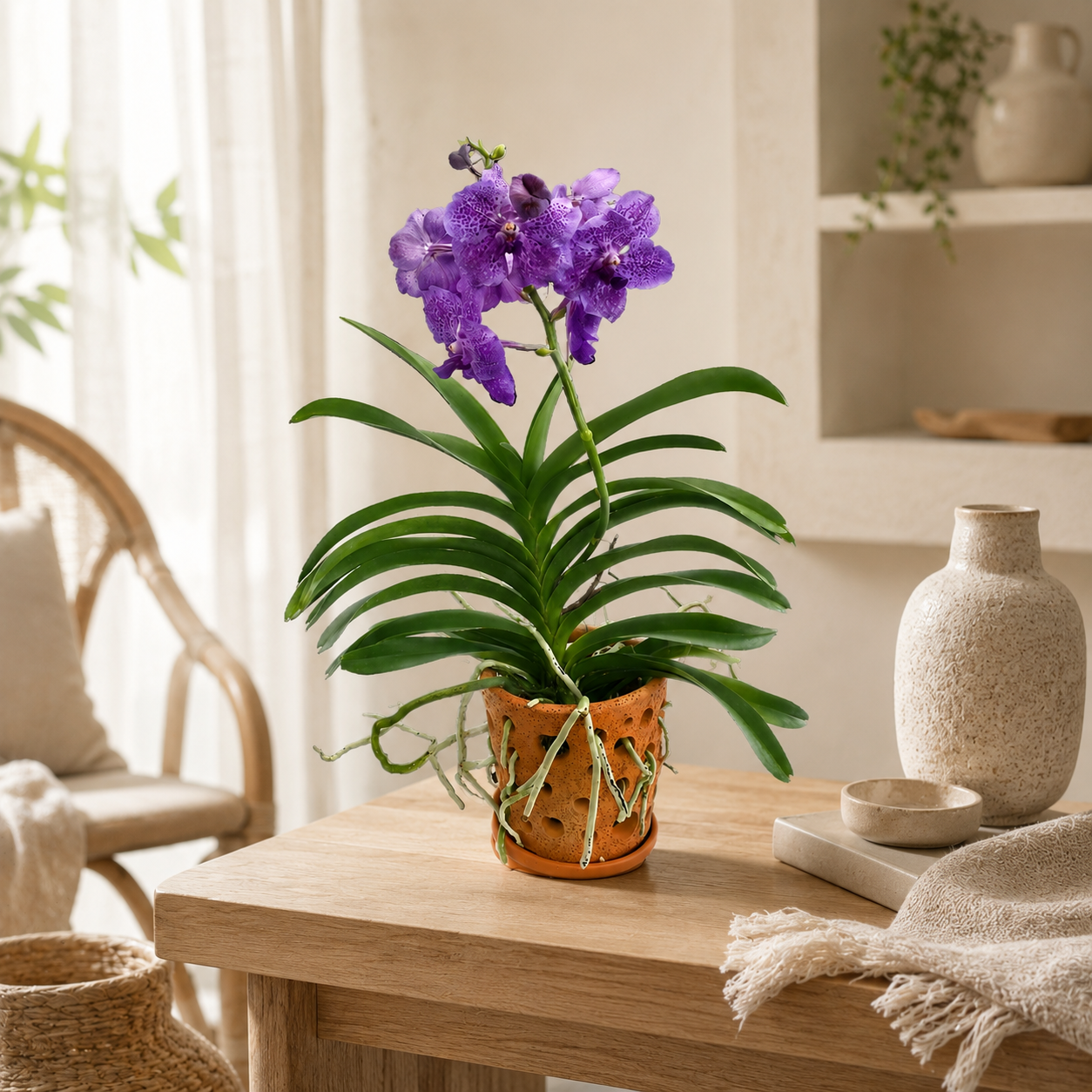Vanda Orchid Potted | Home Plant
