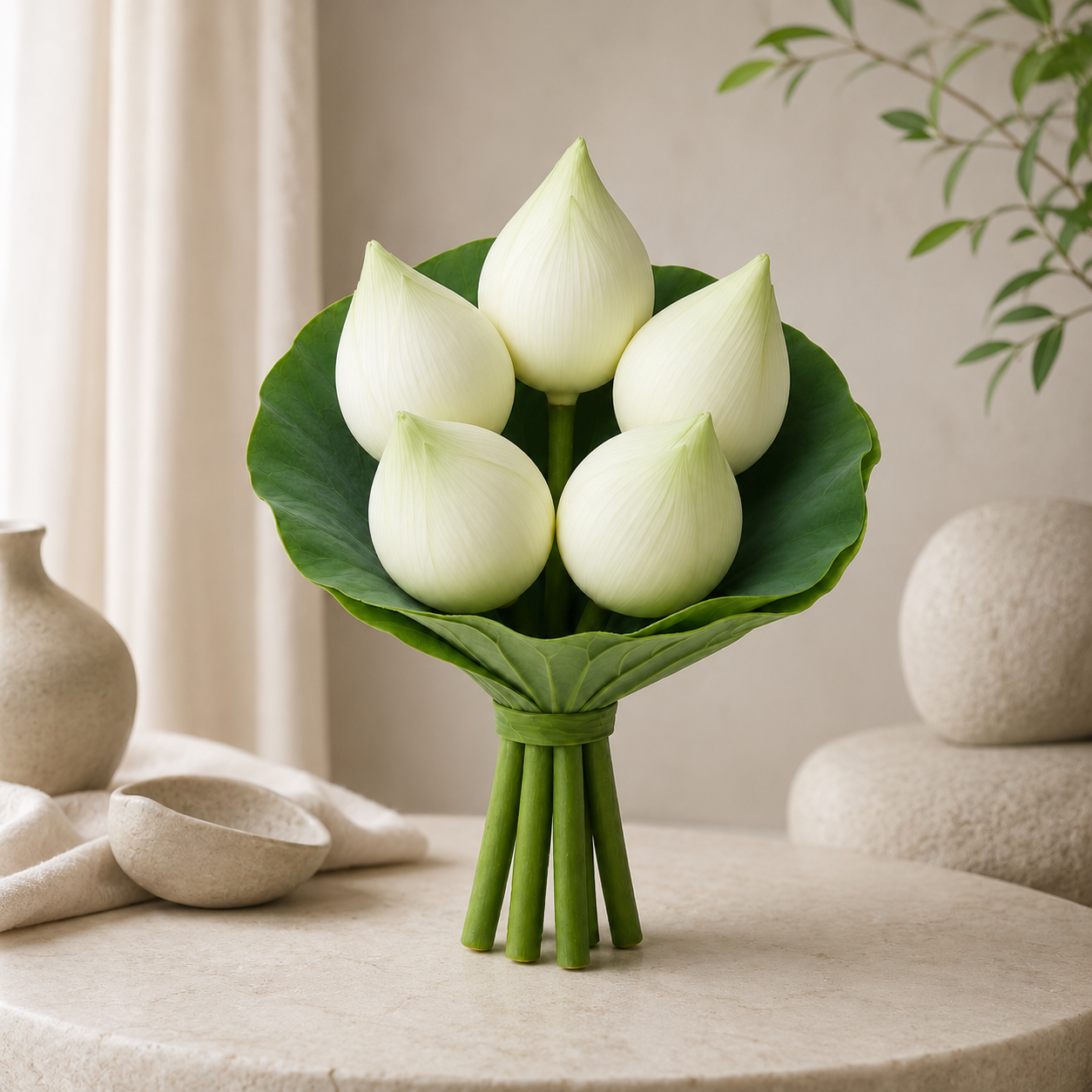 White Lotus | Praying Flowers