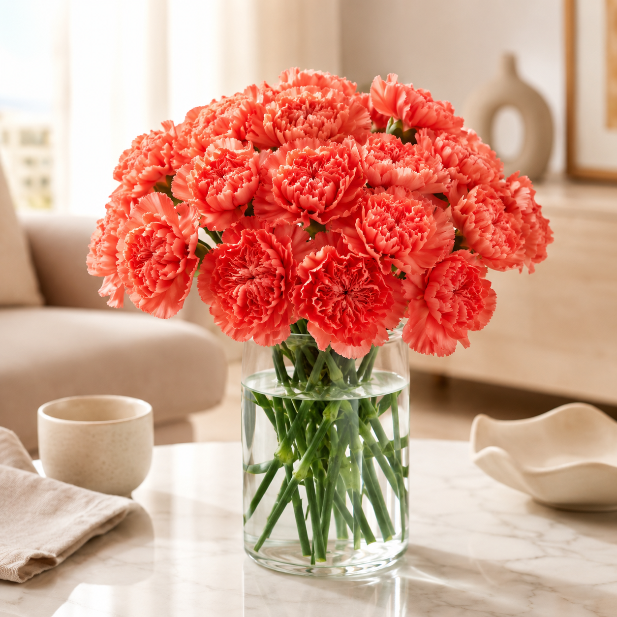 Carnation Orange | Wholesale Fresh Flowers
