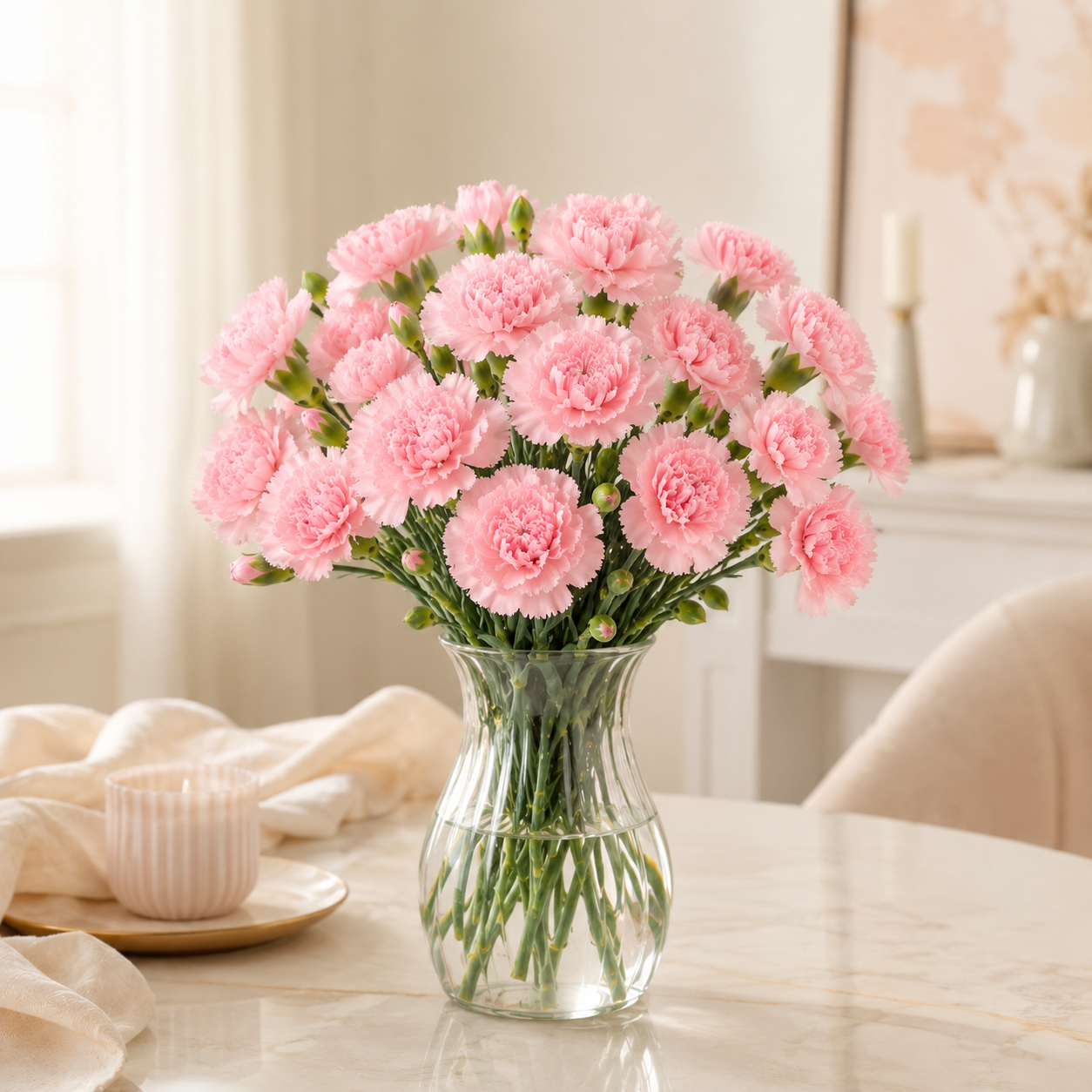 Carnation Light Pink | Wholesale Flowers