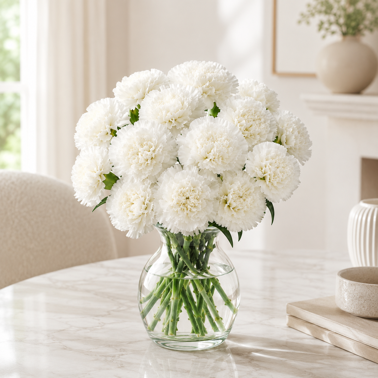Carnation White | Wholesale Fresh Flowers