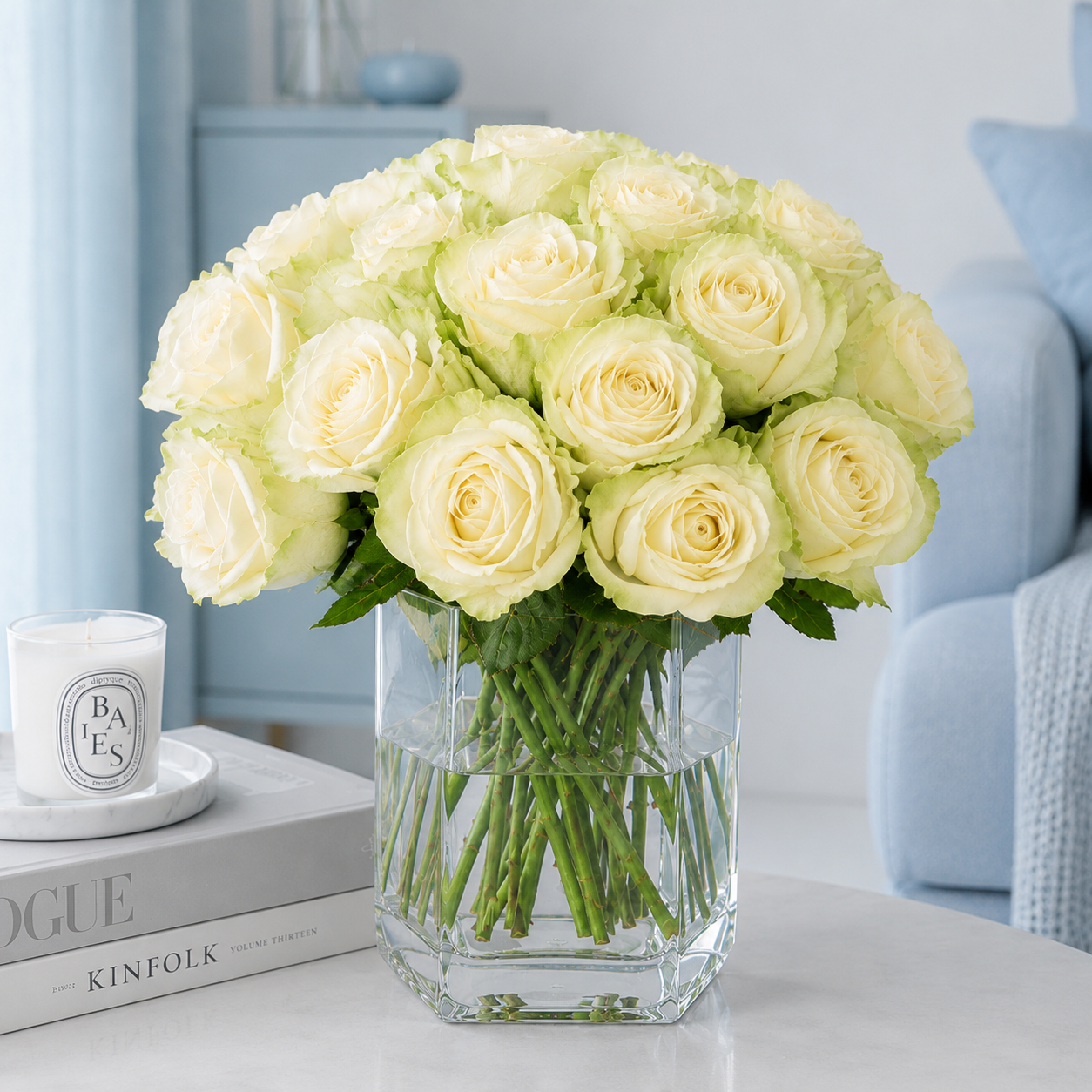White Avalanche Roses