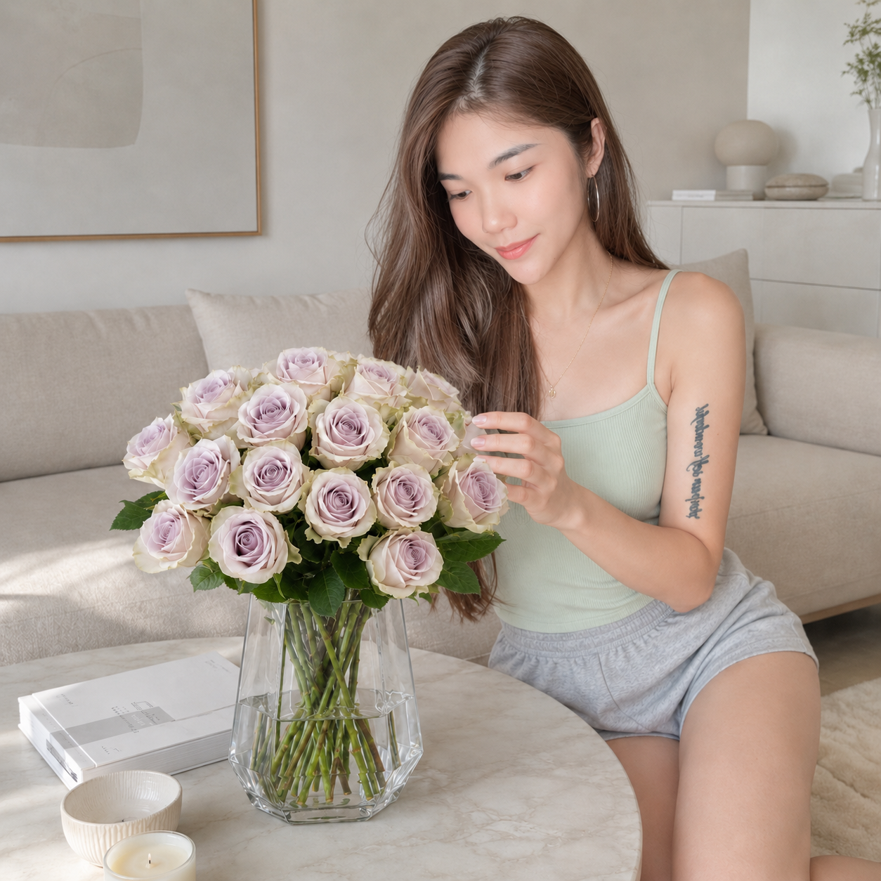 Light Purple Yam Rose