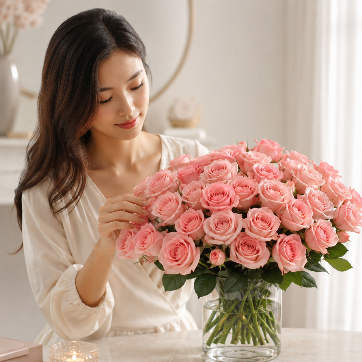 Pink Diana Rose
