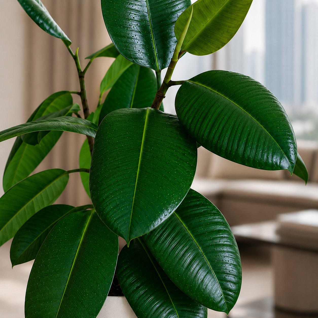 Ficus Elastica 'Green' | Home Plant